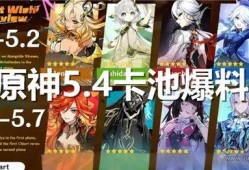原神最新卡池爆料1月,新角色与限定武器即将登场！